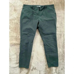 Vineyard Vines Pants Women Size 14 Skinny Utility Forest Green Ankle
